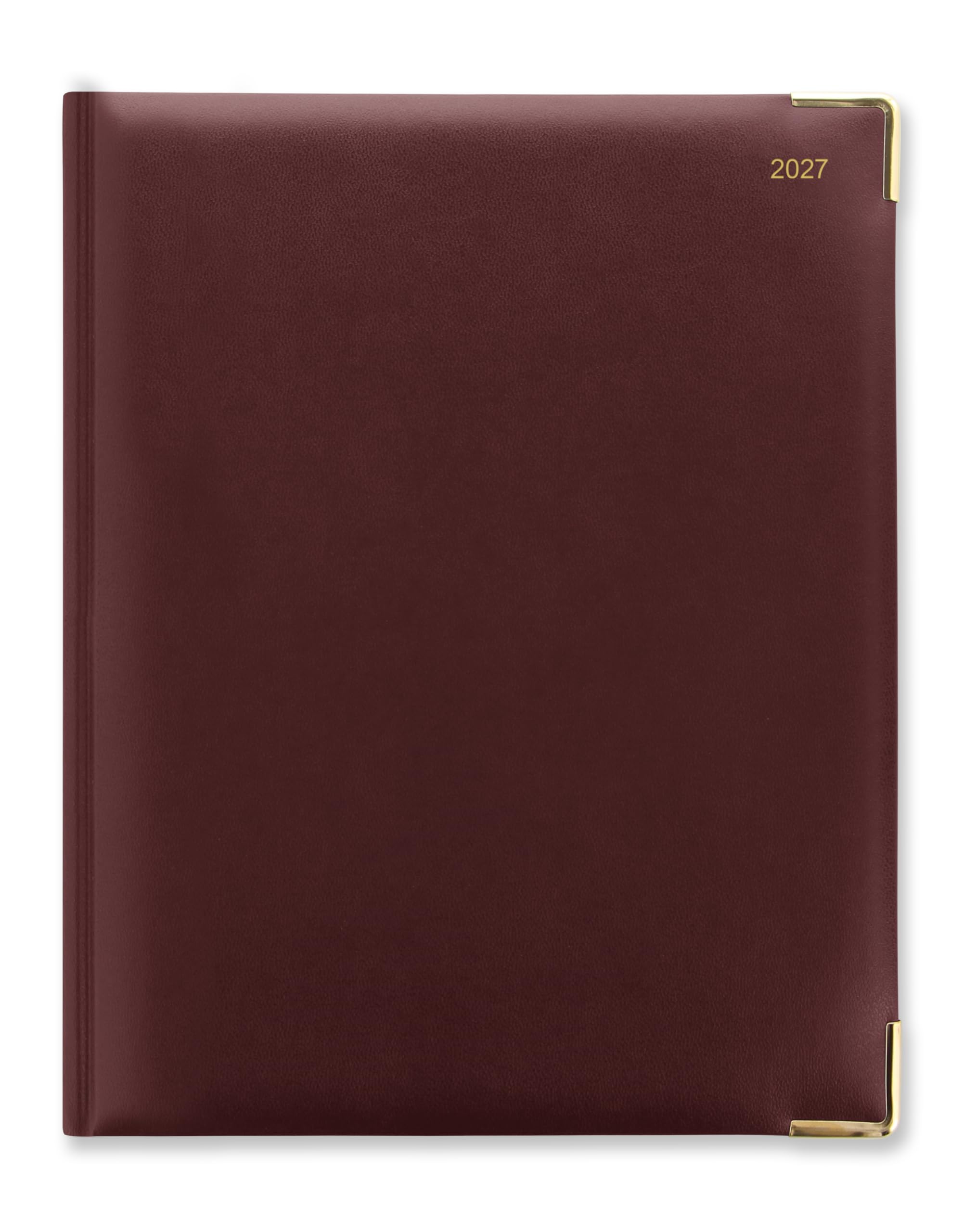 Letts of London Classic Quarto vertical week to view with appointments 2027 diary - Burgundy 27-C32YBY