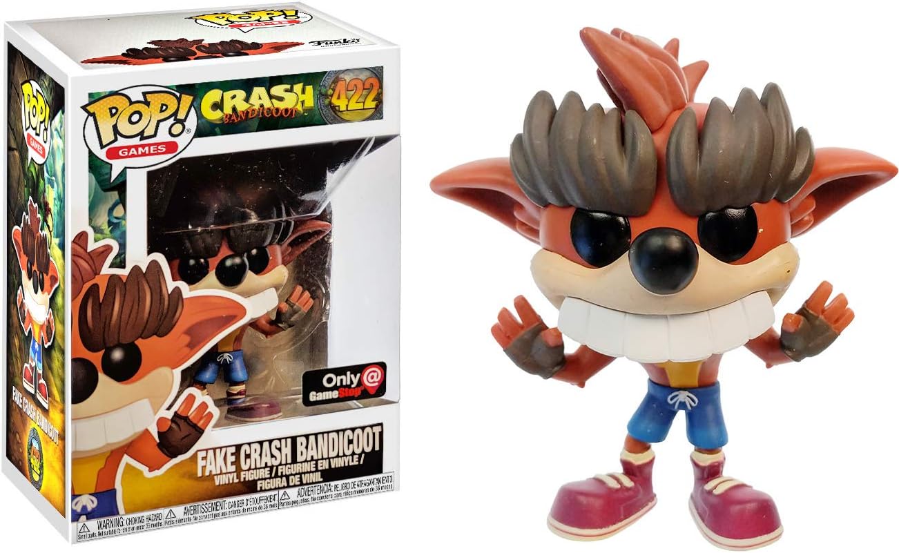 Funko Fake Crash Bandicoot (GameStop Exclusive) Crash Bandicoot x Pop