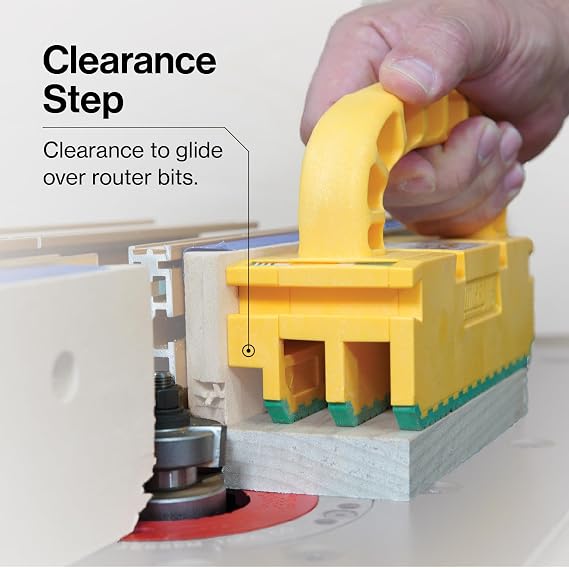 MICROJIG GRR-RIPPER 2GO 3D Pushblock and Dovetail Router Bit Track Hardware for Woodworking, Jointer, Band and Table Saw Accessories, GR-2GOX2+DV-HL1.0K6 Bundle