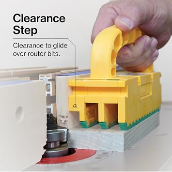MICROJIG GRR-RIPPER 2GO 3D Pushblock and Dovetail Router Bit Track Hardware for Woodworking, Jointer, Band and Table Saw Accessories, GR-2GOX2+DV-HL1.0K6 Bundle