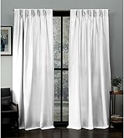 Vista 64 de Magic Drapes Cortina opaca plisada triple con aislamiento térmico para oscurecer la habitación, a prueba de derrames, lavable a máquina, paneles