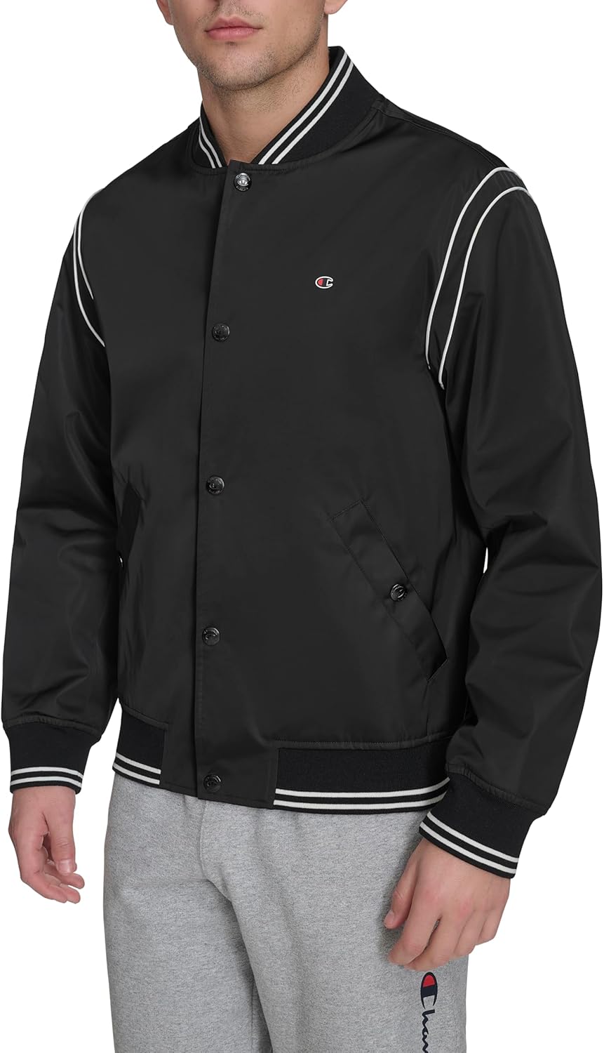 Champion Men's Lightweight Varsity Bomber Jacket - Image 5