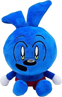 Riggy Plush Toy,8.7”Cute Cartoon Rabbit Character Stuffed Plush Pillow Toy, for Adult Children Fans Boys and Girls (Blue Bunny)