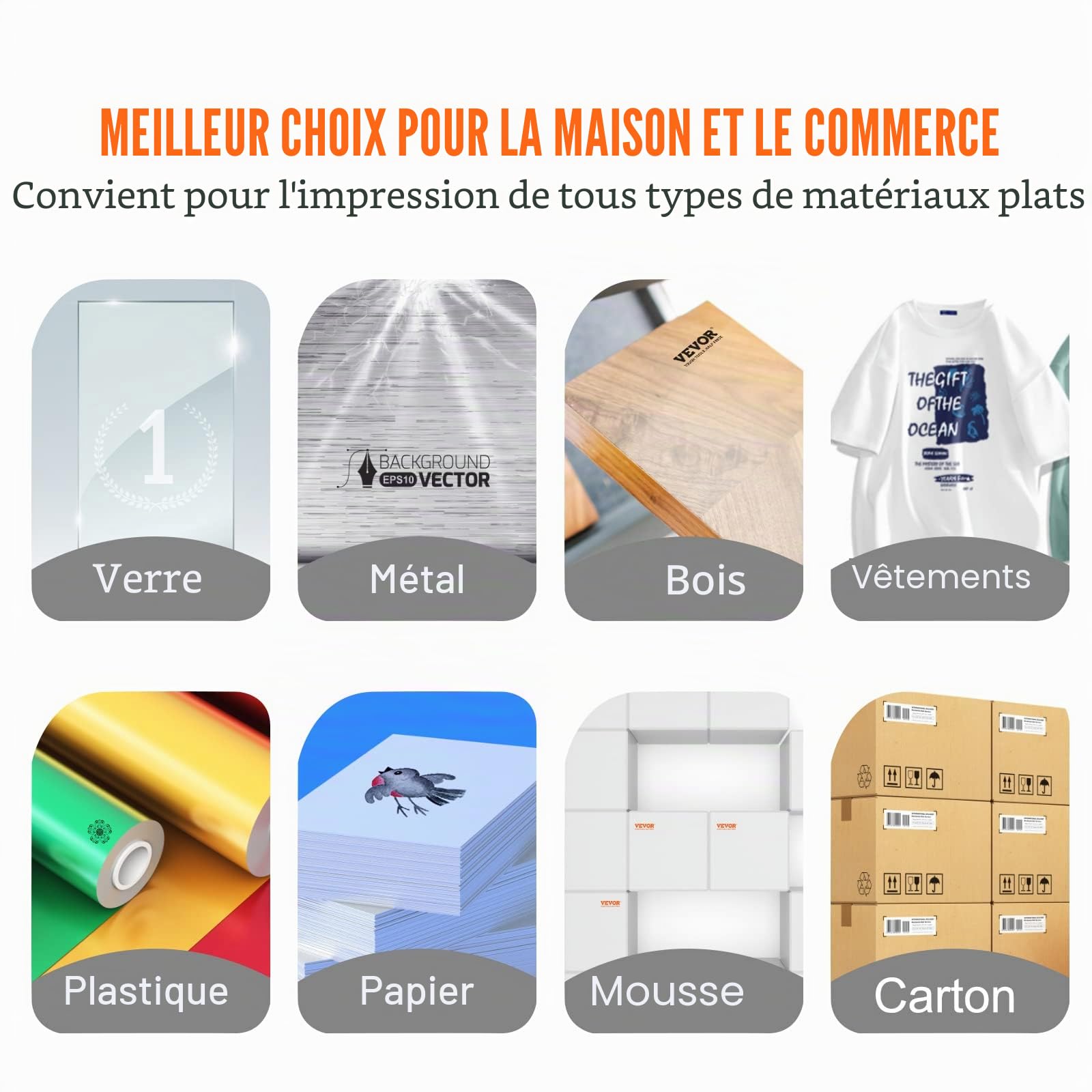 VEVOR Kit de sérigraphie 1 couleur 1 station de sérigraphie 55 x 45 cm pour t-shirt