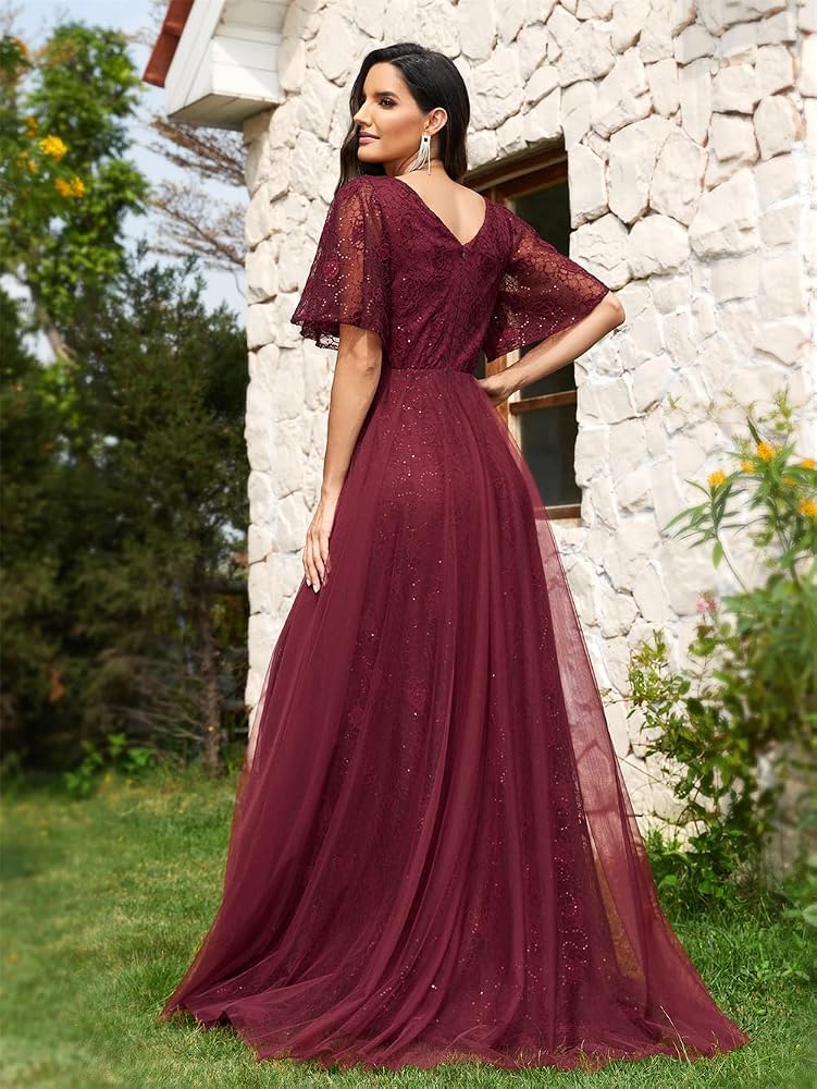 black long sleeve dress with deep v neck Deep V-Neck Maxi Dress – Materiel