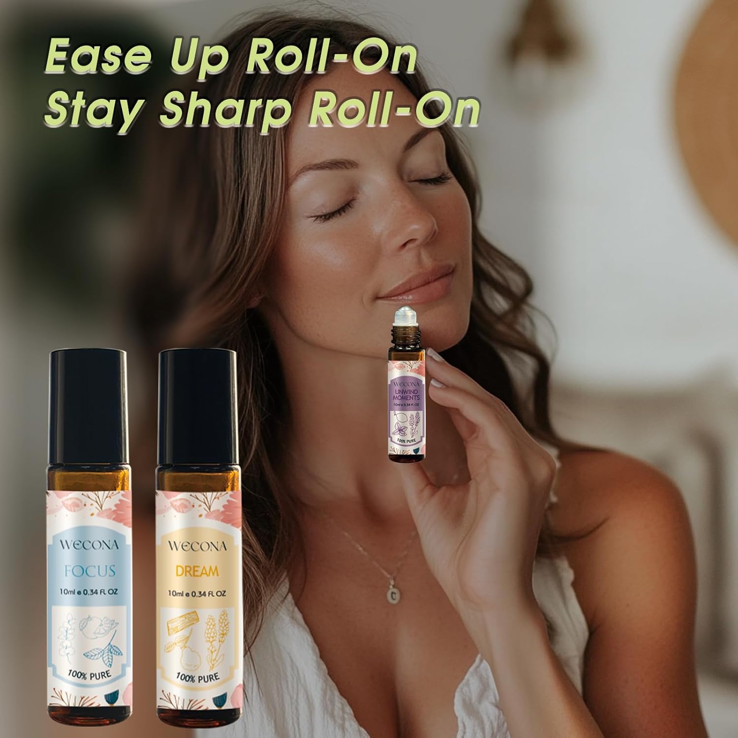 Aromatherapy Essential Oil Roll-On Set – 6x10ml Essential Oil Blends with Roller Bottles, Portable Essential Oils for Diffusers for Home,Relaxing Gift for Women & Men - Image 6