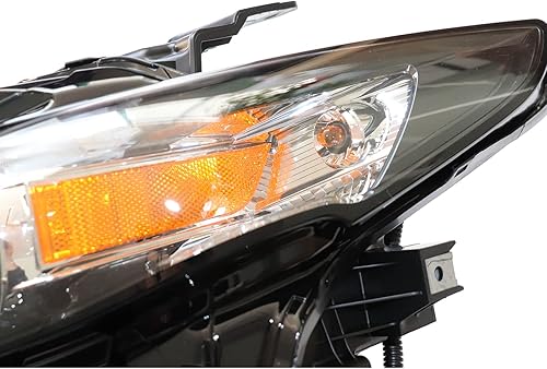 Miniatura 7 de Conjunto de faros delanteros compatible con Mazda 3 2019-2020, proyector LED Slde de pasajeros de repuesto transparente para faros delanteros