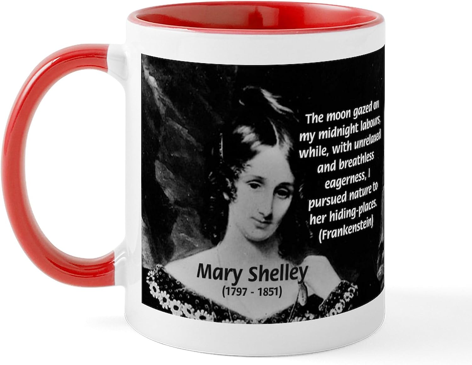 CafePress Mary Shelley Frankenstein Mug 11 oz (325 ml) Ceramic Coffee Mug