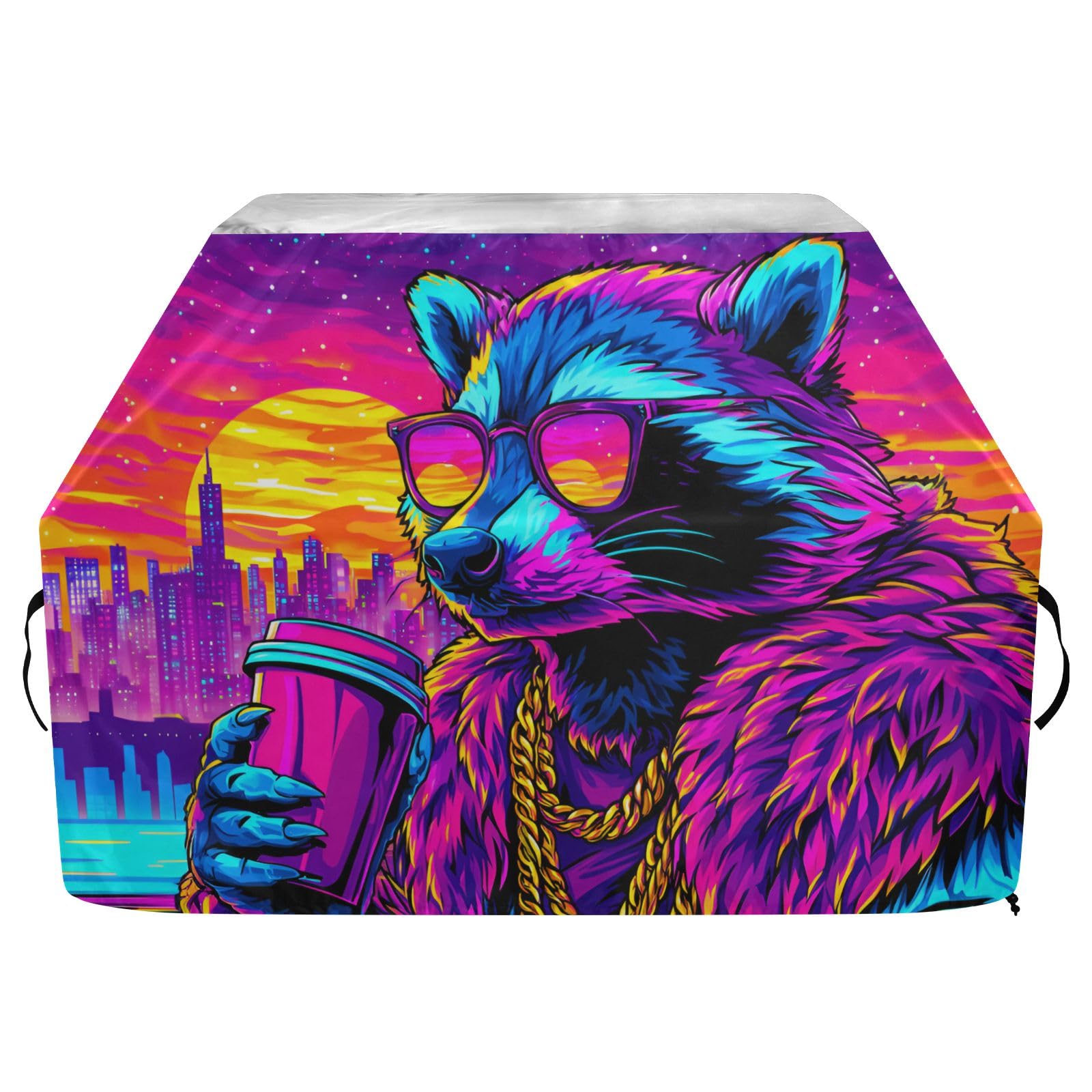 Upstart Raccoon - Funda para barbacoa impermeable y resistente al aire libre