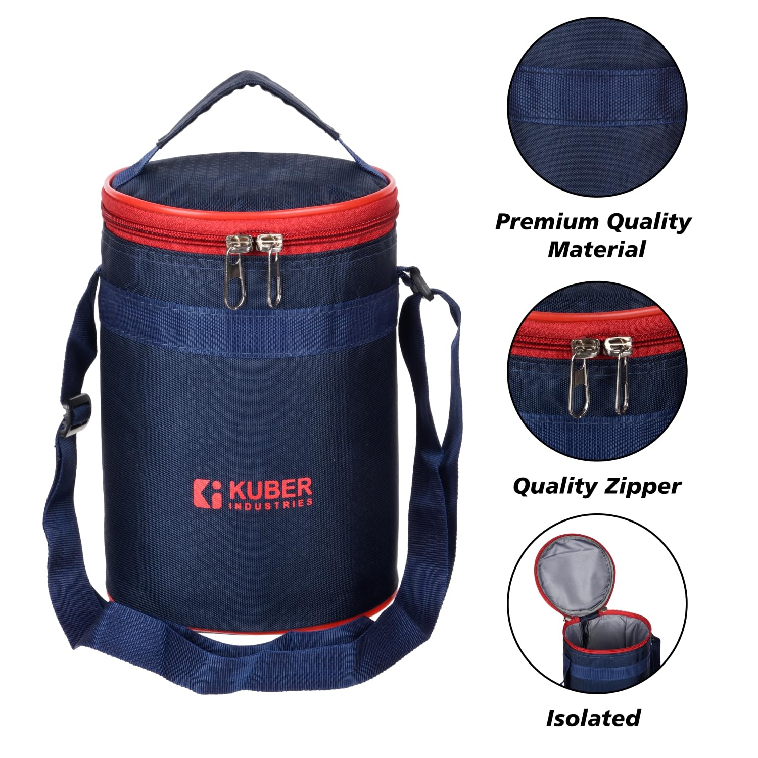 Kuber Industries Lunch Bag - Insulated & Durable -5