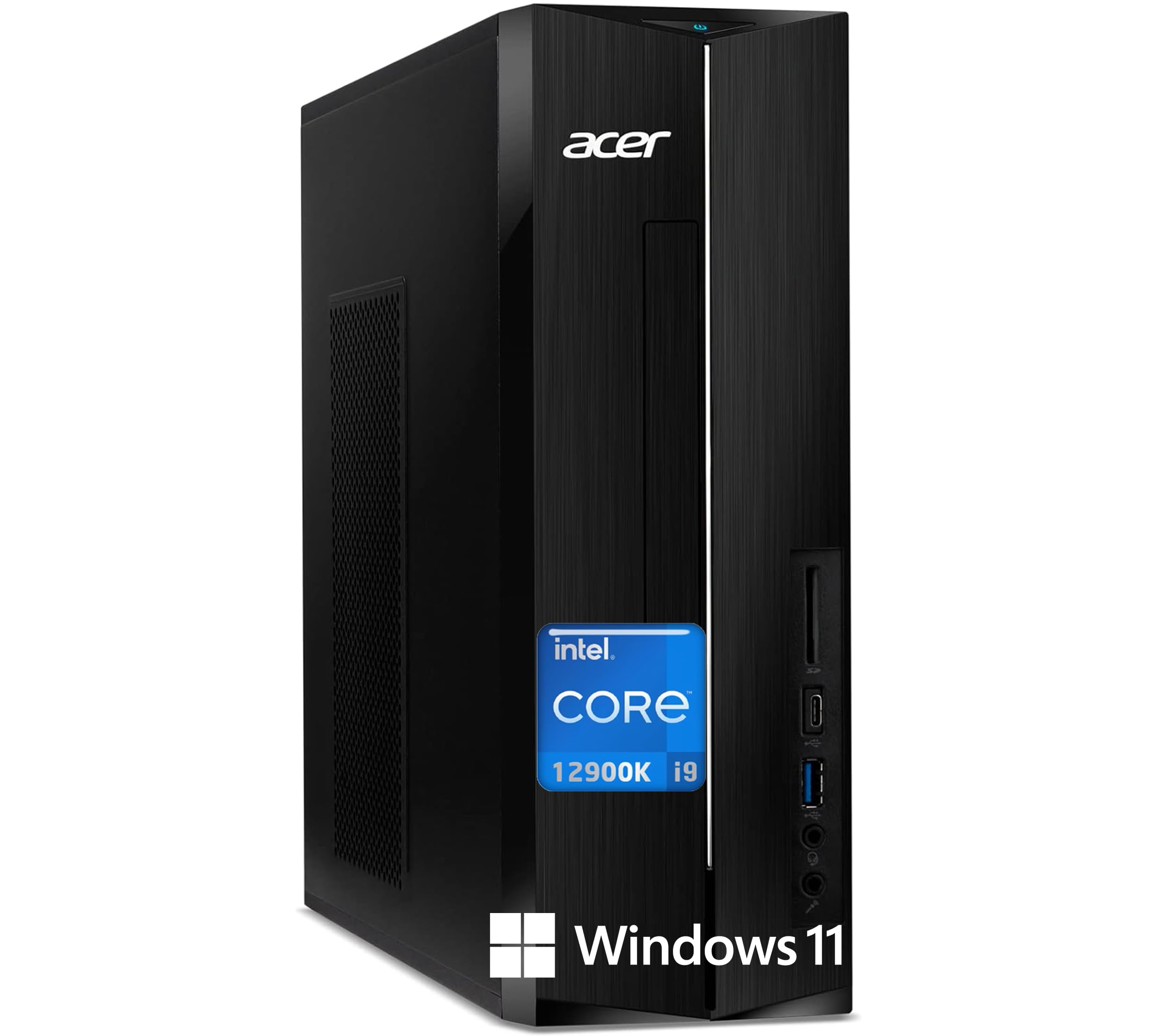 acer 2025 SFF Desktop Computer Intel Core i9-12900K (Up to 5.1 GHz), 64GB RAM, 4TB PCIe SSD, Intel UHD Graphics 730, Wi-Fi, 2-Monitor Support 4K,