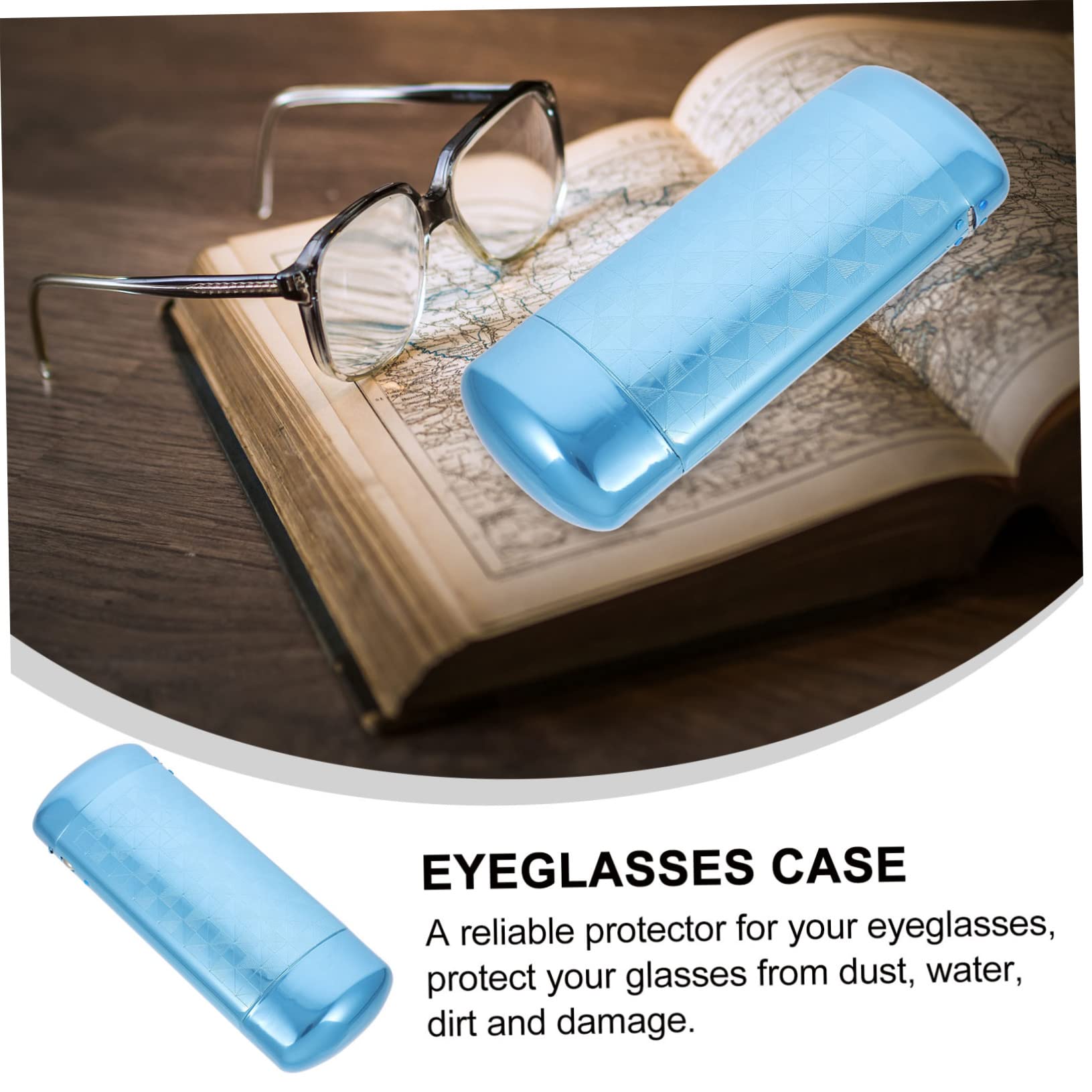 2 Pièces Étui À Lunettes À Coque Rigide Lunettes De Étui Rigide Lunettes De Étui Rigide Conteneur Lunettes Étui Rigide Conteneur Lunettes Étui De Protection Lunettes