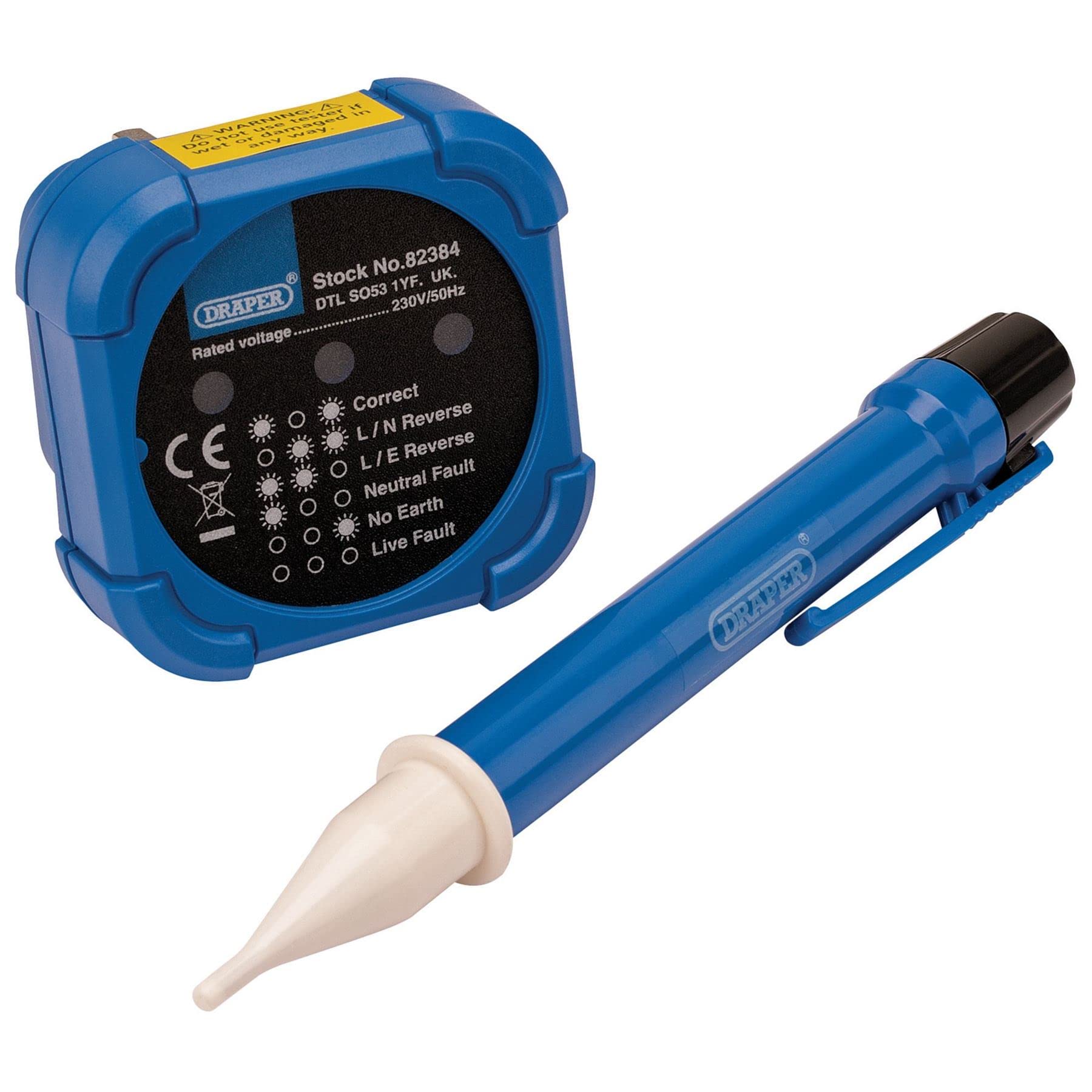 Draper 2 Piece Socket and Non Contact Voltage Tester Set