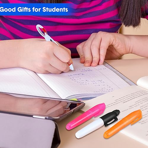 Miniatura 6 de Sherr 25 juegos de mini rotuladores para enfermera, incluyendo bolígrafos retráctiles, marcador permanente, llavero de enfermería, insignia de