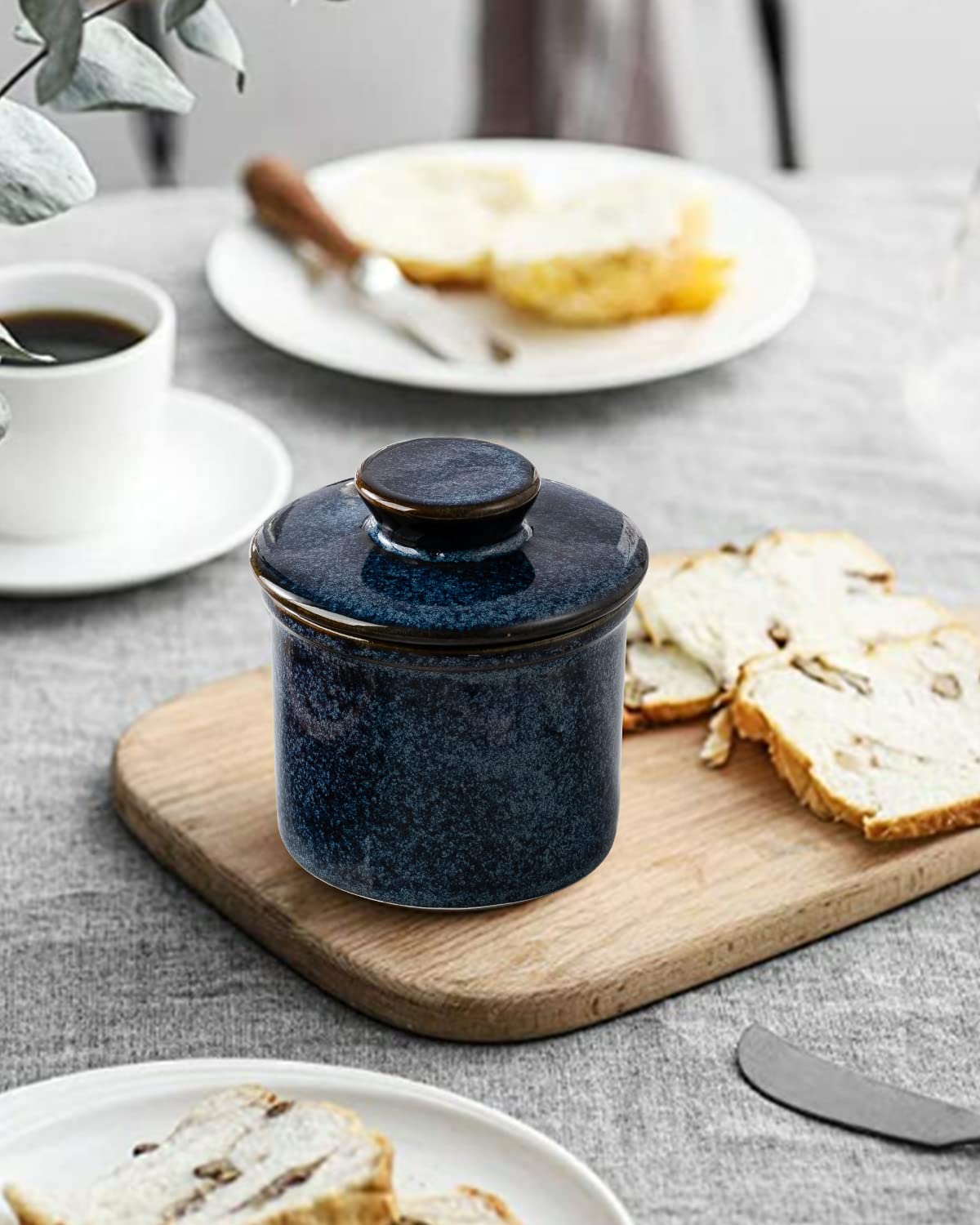 HOME DECOR French Butter Dish with Lid - Image 4