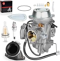 MOTO1988 Carburetor & Intake Manifold Kit for Polaris Scrambler 500 4x4 1997-2009 & Sportsman 500 HO 2001-2013 - Replaces 3131707/3131599
