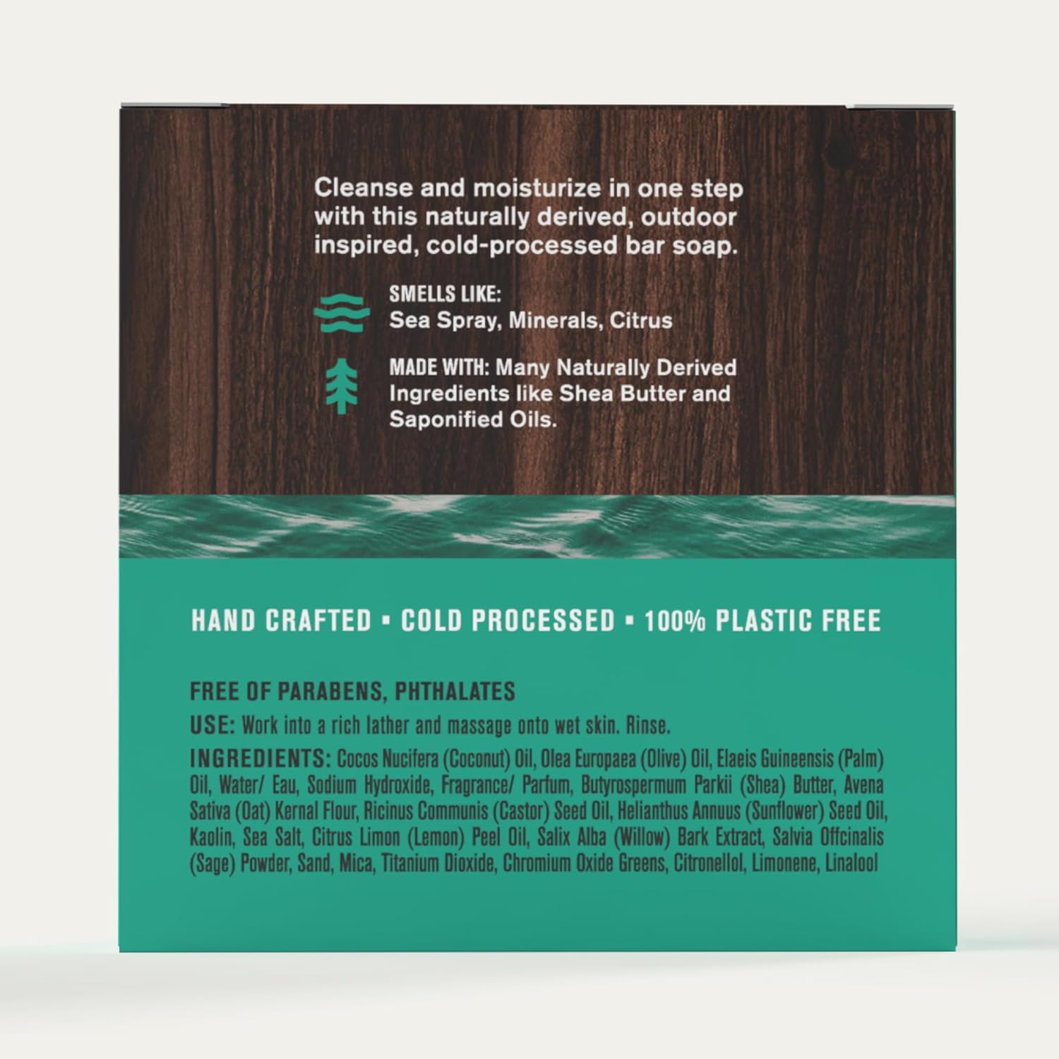 Every Man Jack Cold Processed Mens Bar Soap - Sea Minerals + Citron Scent - Deeply Cleans & Hydrates with Shea Butter and Coconut Oil - (3 Pack) - Image 9