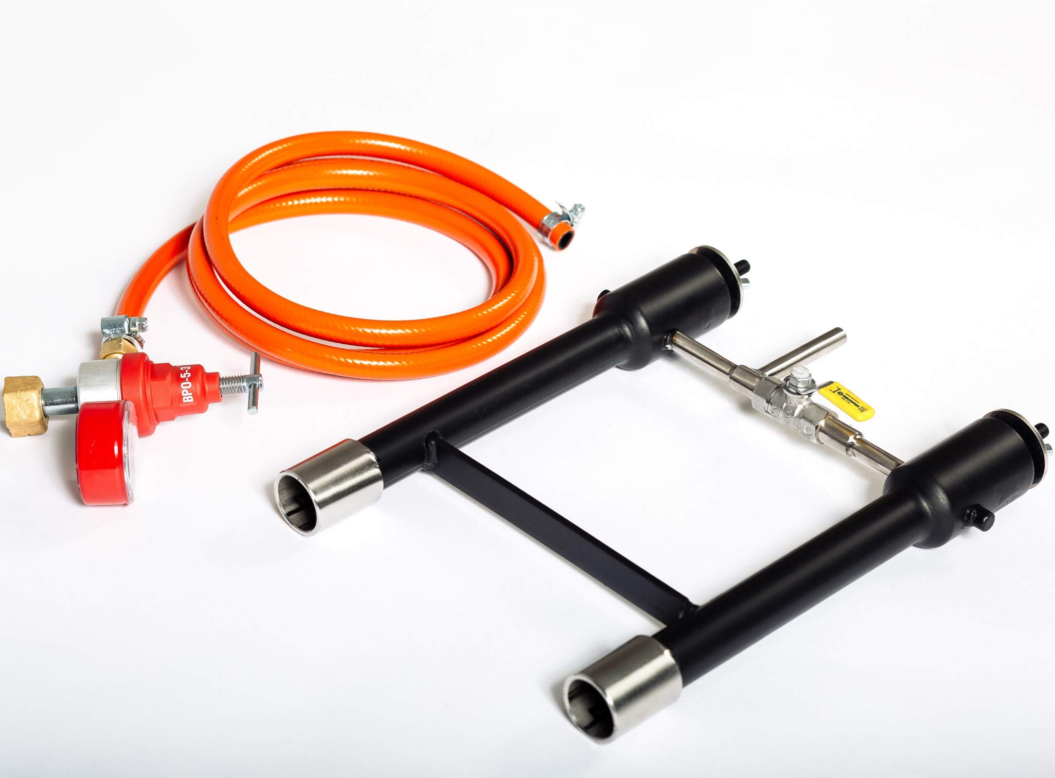 DEVIL-FORGE Brûleur à gaz modèle 2 Connectés DFP (160.000 BTU) pour forges à gaz et fours de fusion de métaux, Efficace et économique, Gas Burner