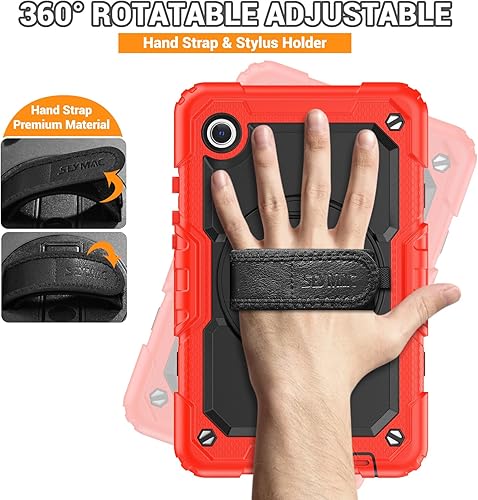 Miniatura 143 de SEYMAC Funda para Samsung Galaxy Tab S10 Lite/S10 FE/ S9 FE/ S9 5G (10.9''/11''), resistente a prueba de golpes con protector de pantalla, soporte