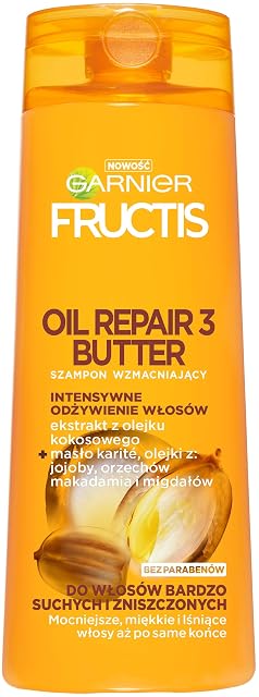 Garnier Fructis Oil Repair 3 Butter szampon intensywnie odżywiający do bardzo suchych włosów 400 ml