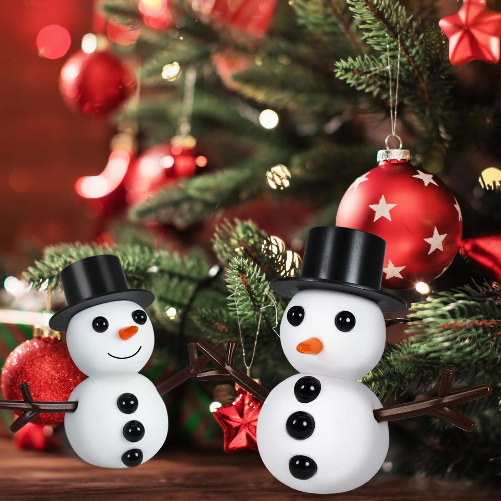 Paquete de 12 manualidades de muñeco de nieve para niños, kit de construcción de muñeco de nieve, kit de moldura de arcilla para manualidades de Navidad, regalo de Navidad, relleno de 5