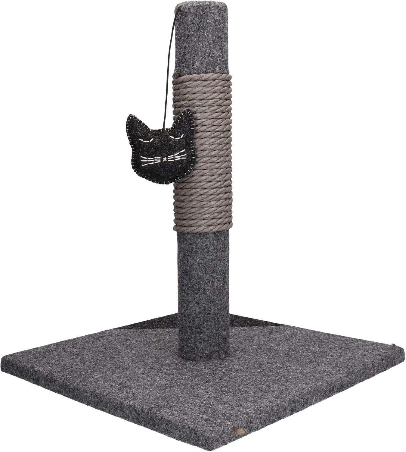 Other Rosewood Catwalk Collection Charcoal Felt Post for Cats, Grey