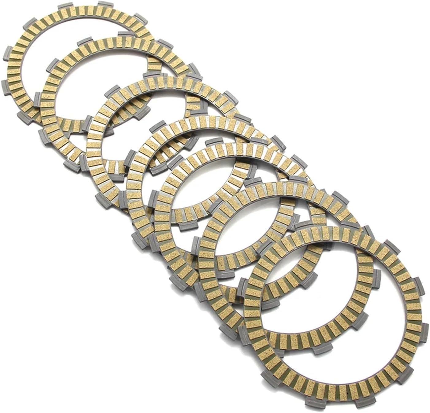 Compatible with KTM 125 MXC EGS EXC (2T) Six Days SX 144 Supermoto SXS 150 (USD) 200 50332011000 Motorcycle Clutch Friction Disc Plate Kit