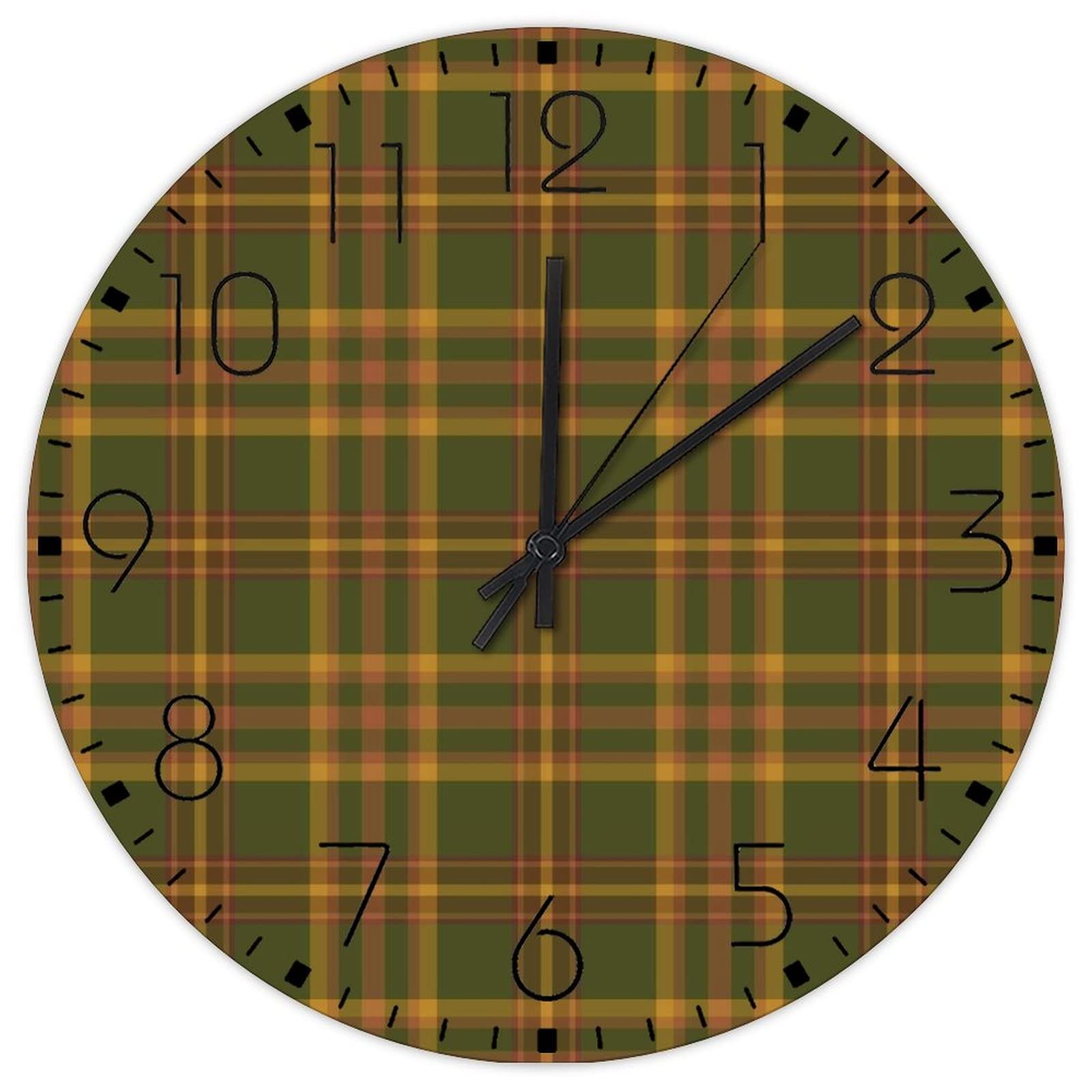 Horloge murale en bois lisible de 30,5 cm pour rompre la monotonie des murs