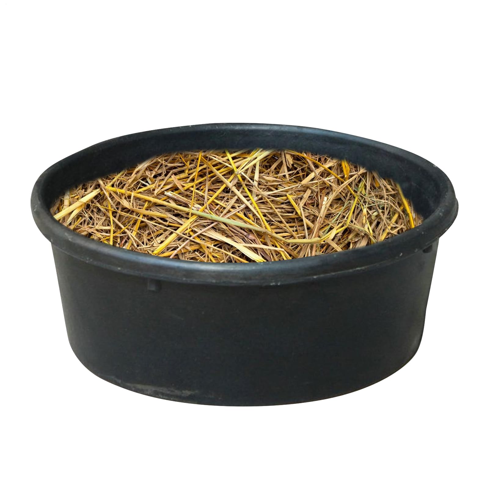 Rubber Feed Pan - 4L Rubber Horse Feed Bucket,Water Container Food Trough for Outdoor Ranch Farm Cat Dog Chicken Goat Small Animal