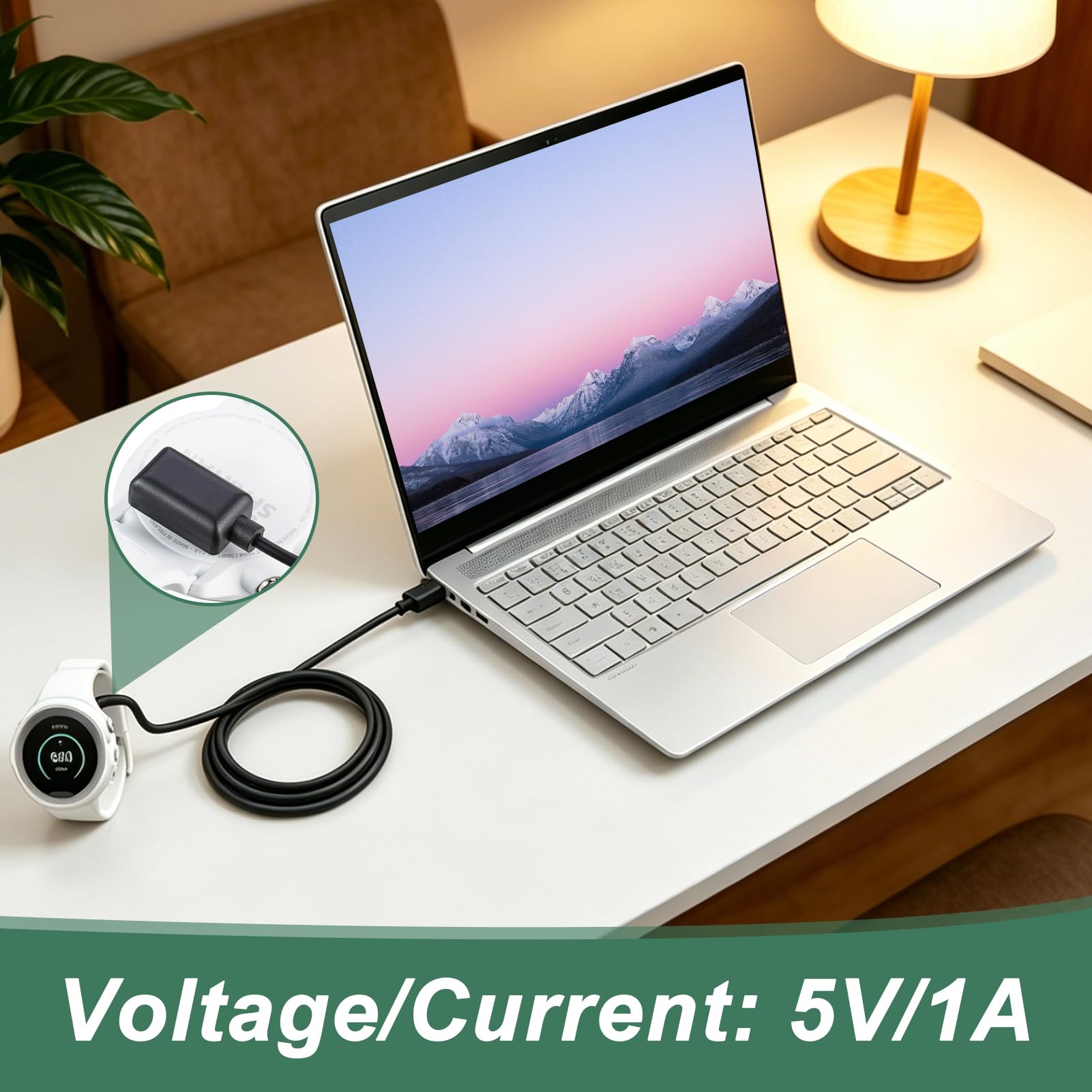 Oumida Chargeur Magnétique Pour Suunto – Spartan, 9, D5, EON Core, Compatible Et Pratique !