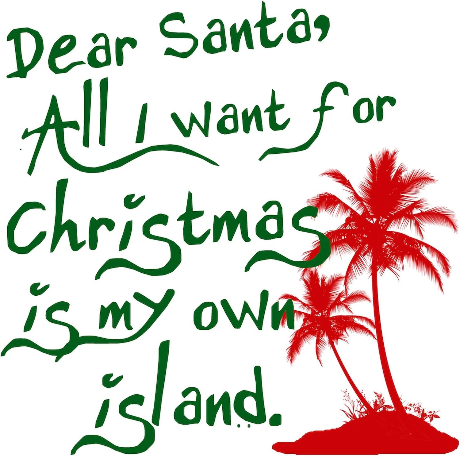 CafePress Christmas Island Pajamas Women's Novelty Cotton Pajama Set, Comfortable PJ Sleepwear