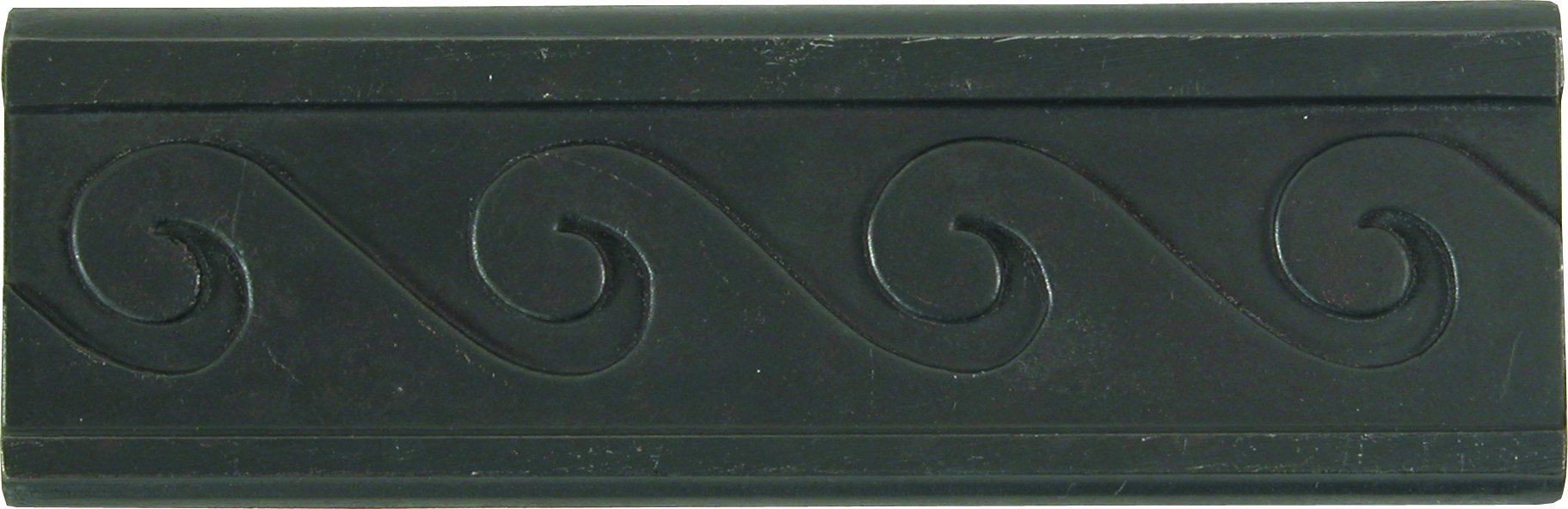 Brass Elegans 28W-DBZ Wave Design Solid Metal 2-Inch X 6-Inch Accent Tile, Durable Dark Bronze Finish