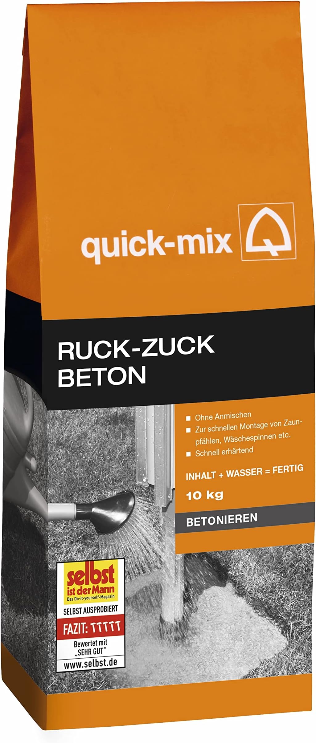 Wie Lange Braucht Ruck Zuck Beton Zum Aushärten Quick Mix Ruck Zuck-Beton 25 kg : Amazon.de: Baumarkt