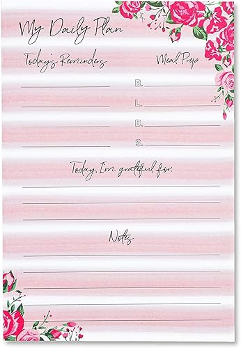 Miniatura 6 de Paper Junkie Notas adhesivas de calendario para mensual, semanal y diario en estampado floral (paquete de 8)