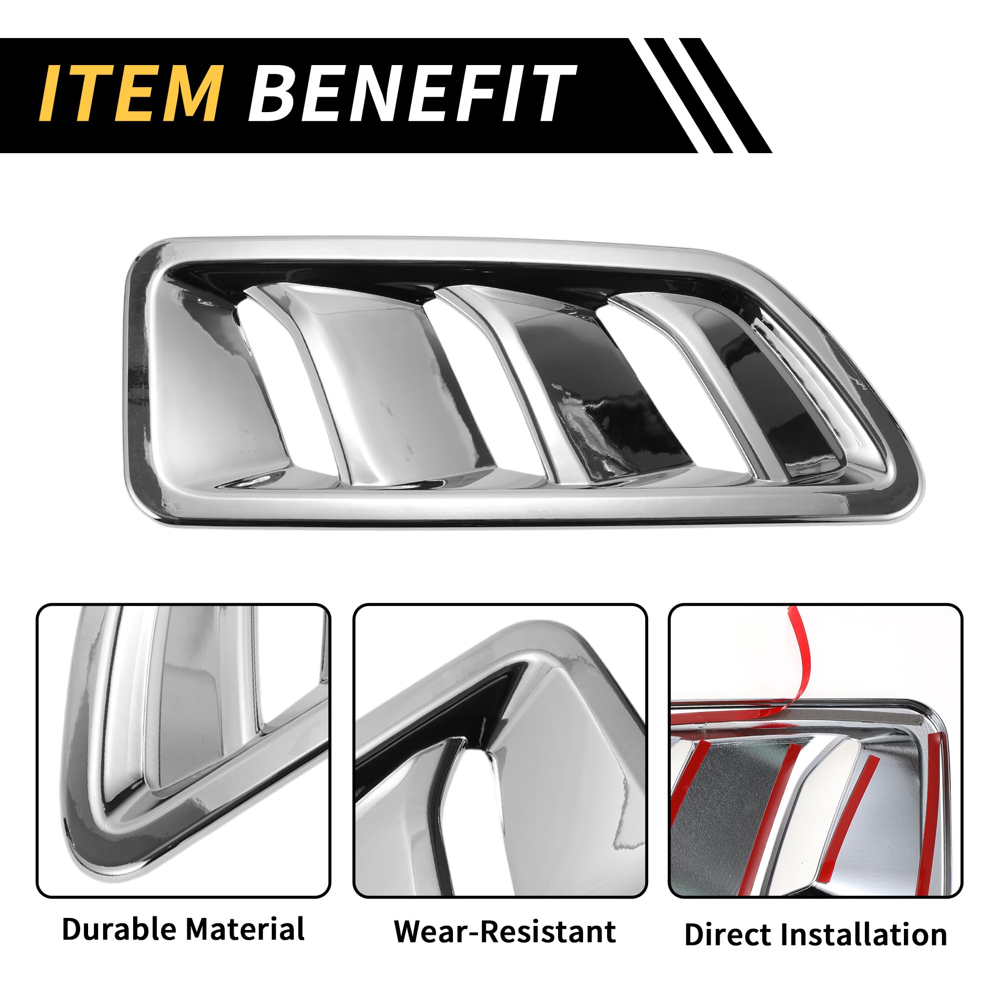 RT-TCZ Para Wrangler JL Top Roof Speaker Cover Trim Para Jeep Wrangler Jl Jlu Gladiator Jt 2018 2023 Baby Blue Accesorios Interiores 2 Unids