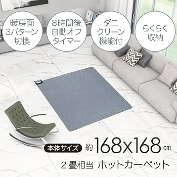 ホットカーペットタイマー付！ yancom_hotmat-01-60cm