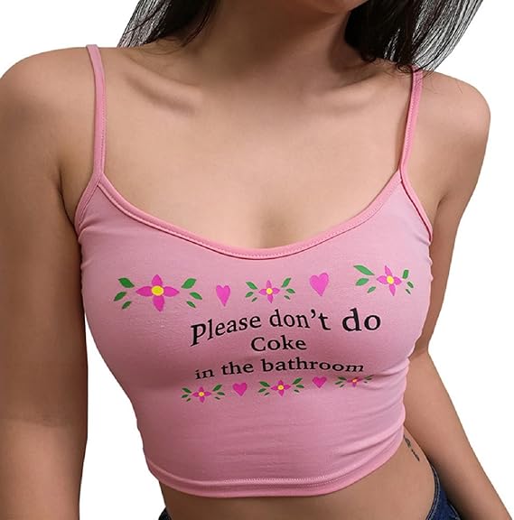 Amazon Co Jp インナーキャミソール Bobogojp 可愛い レディース 丸首 柔らかいベアトップ 夏 ファッション ガールズ セクシーなタンクトップ 袖なし シンプル風 修身 ショート丈 女性 快適 肌に優しいブラウス 英文柄 ぴったりtシャツ ファッション