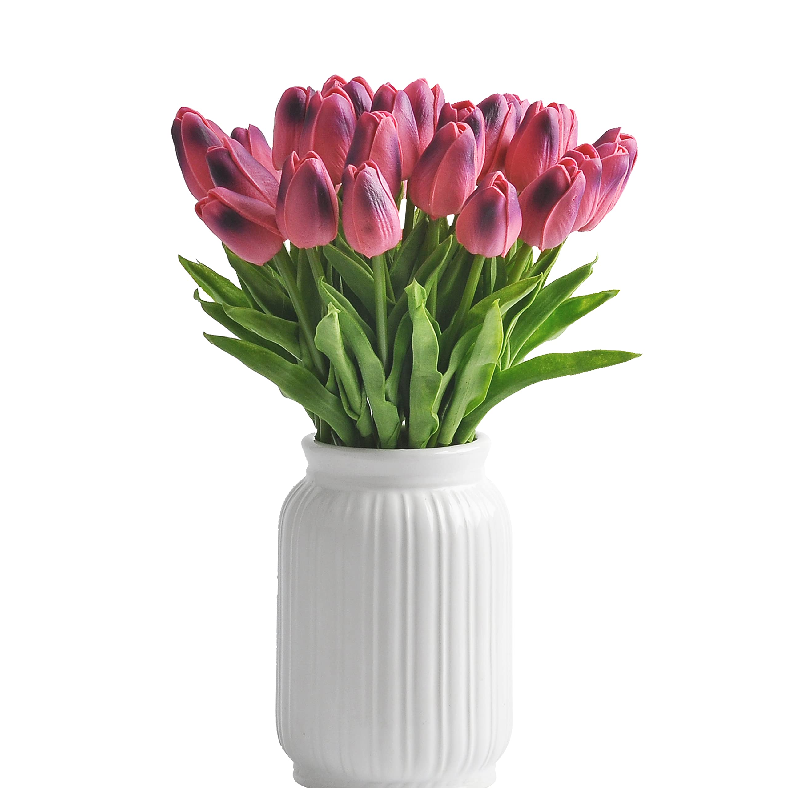 cn-Knight 30pcs Artificial Tulip Real Touch Flower for Wedding Home Decor Centerpiece