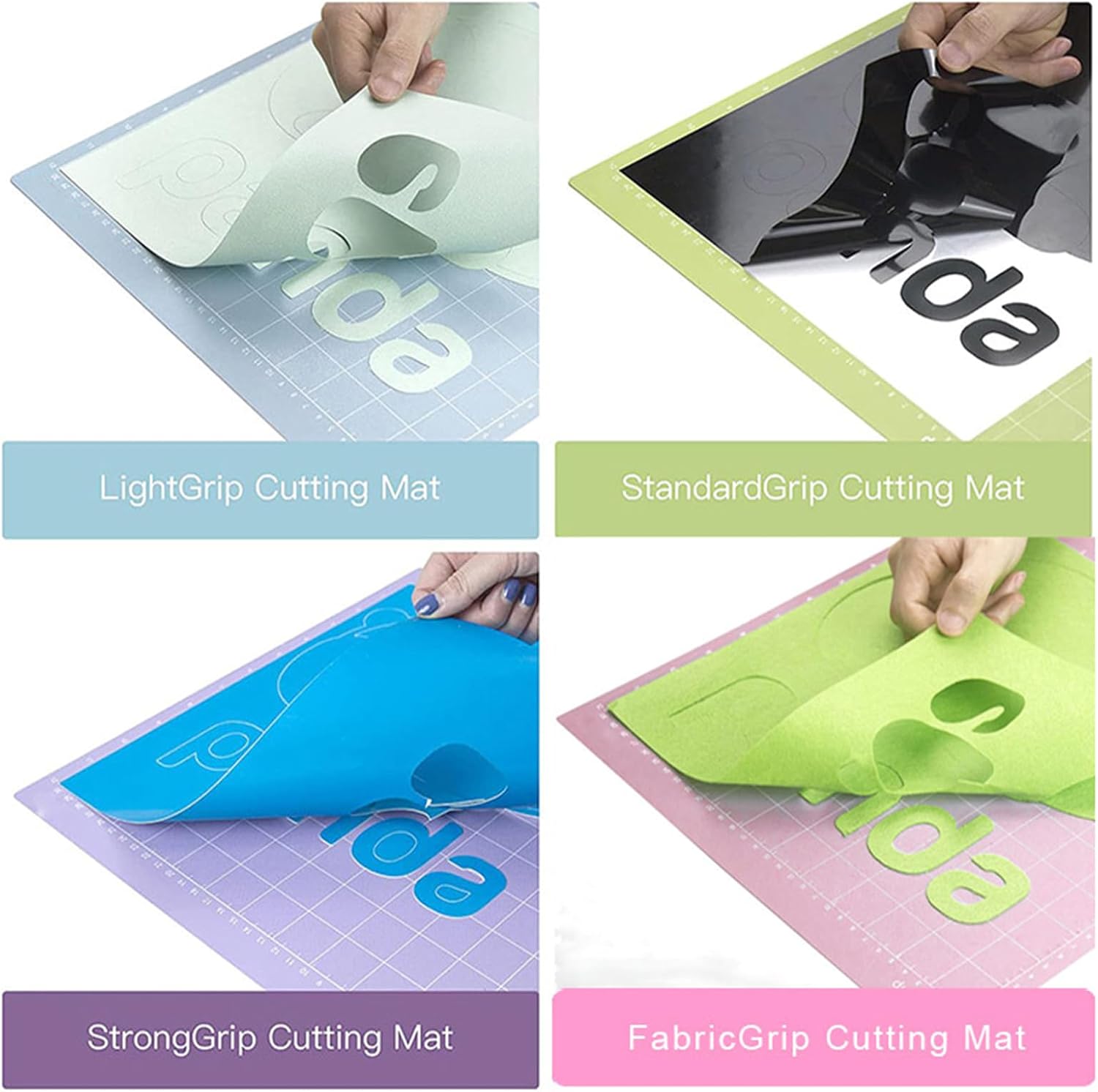 / 12x24inch Cutting Mat Adhesive Sticky Flexible Gridded Quilting Cut Mats Replacement for Sewing Art Cutting Mat