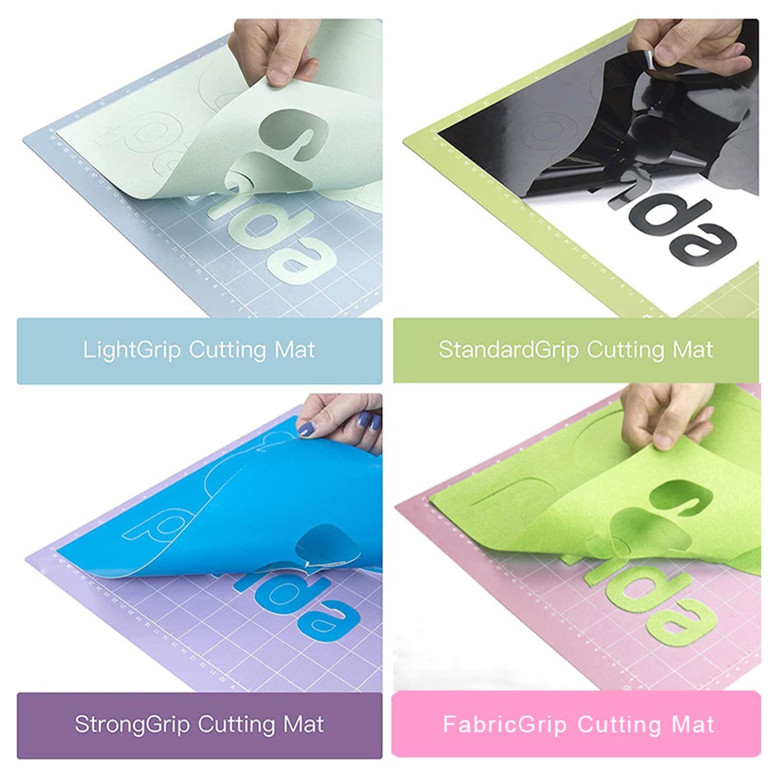 Tapis De Découpe Adhésif De Rechange 30,5 X 30,5 X 61 Cm En PVC Vert Pour Machine à Découper - Protection Et Précision