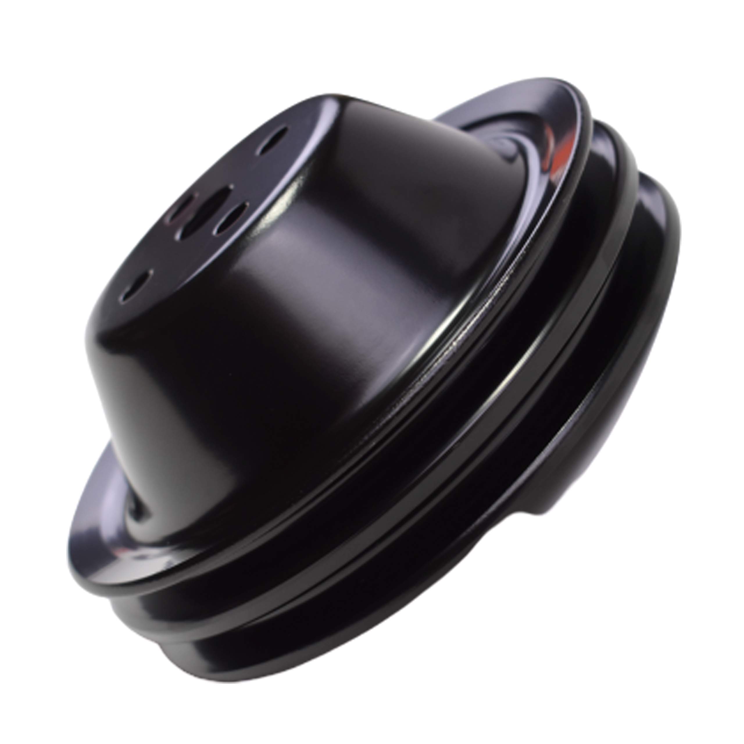 Find Chrome Aluminum SBC Chevy Short Water Pump Pulley Double Groove