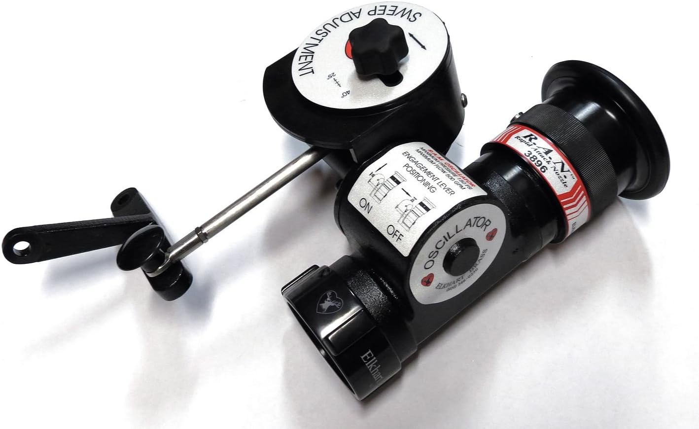 Fire Hose Nozzle, 2-1/2 In., Black