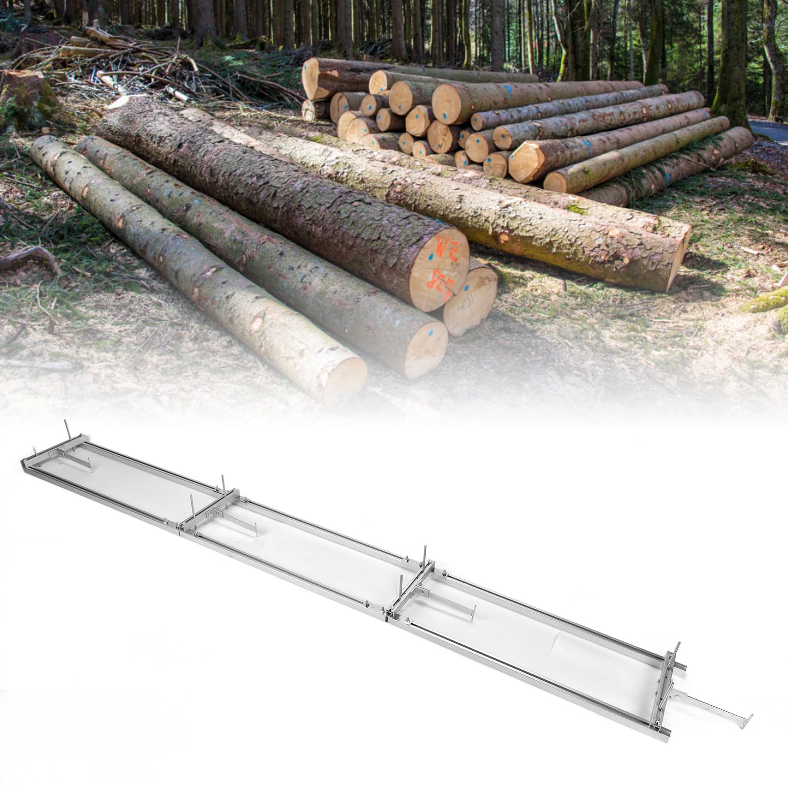 di Guida per Mulino su Rotaia, Accessori per Fresatura di Motoseghe Lega di Alluminio Al Litio per Carpentieri per la Lavorazione del Legno per il Taglio