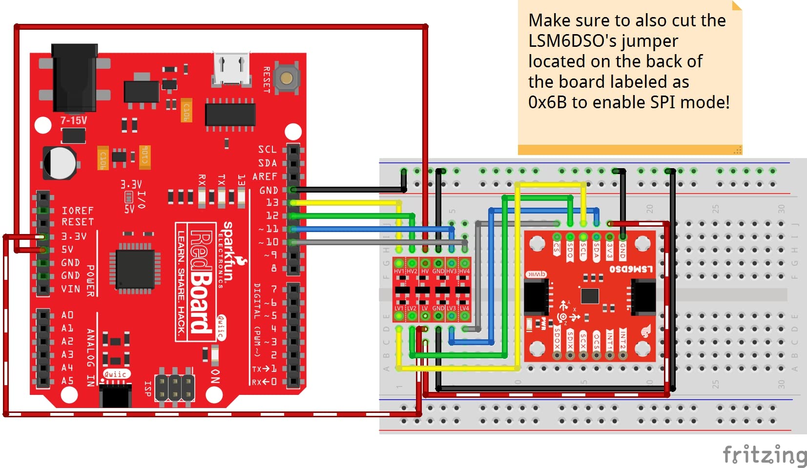 SparkFun 6 Grad der Freiheit Breakout – LSM6DSO (Qwiic).
