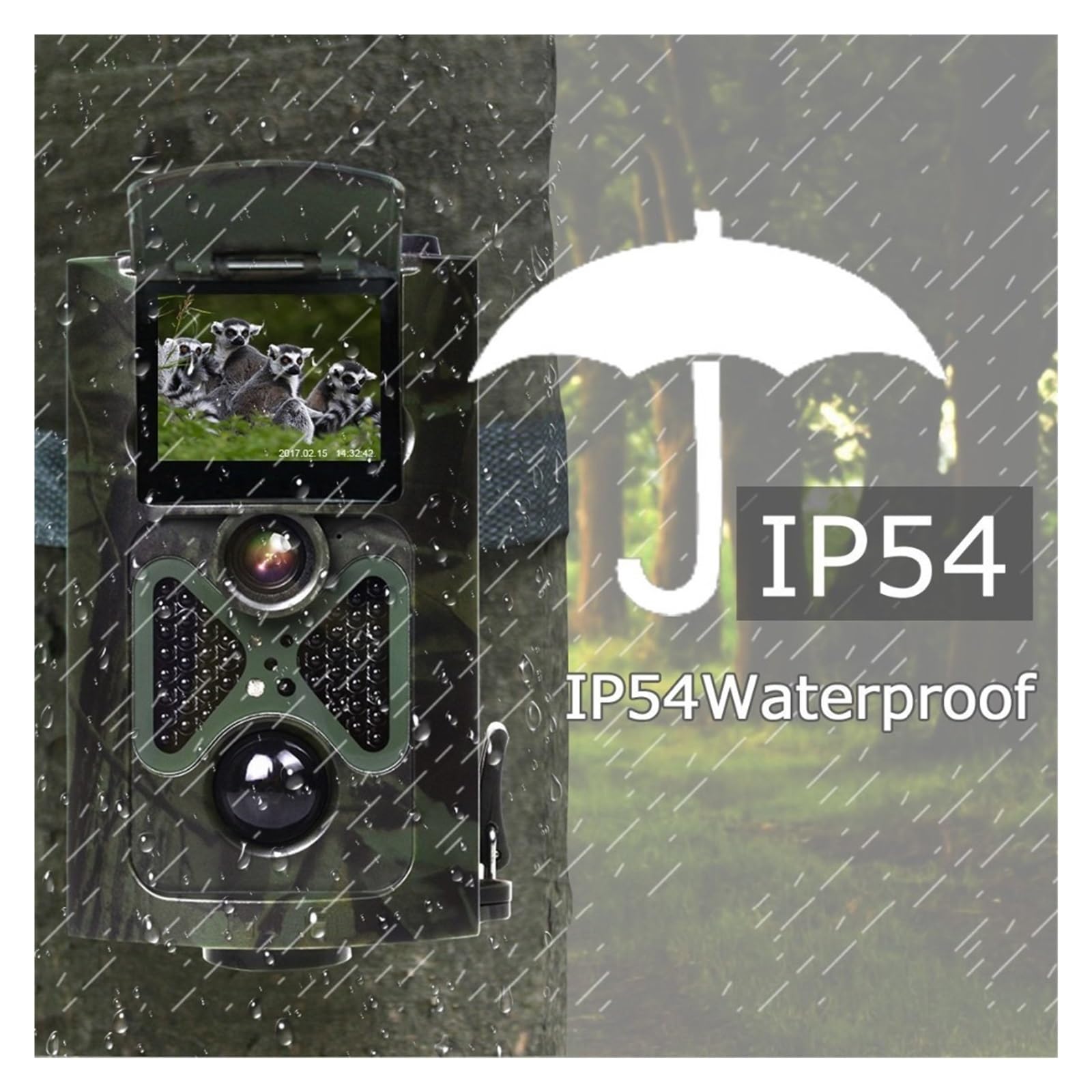 Kamera Obserwacji Dzikiej Przyrody Wildlife Trail Camera Fotopułapki Polowanie Dzika Kamera Bezprzewodowa Obserwacja Wildcamera Hunter Tracking