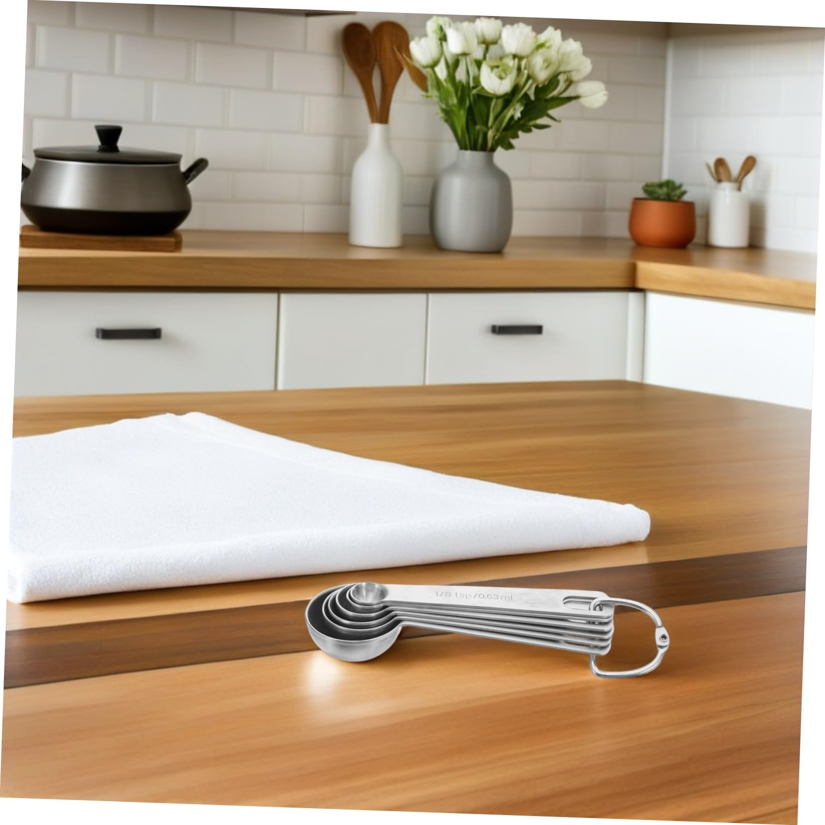 COLLBATH Lot De 2 Ustensiles De Mesure De Cuisine Tasses À Mesurer Ustensiles De Cuisine Ingrédients Laitiers Tasse À Mesurer Cuillères À Soupe Cuillère À Soupe Acier