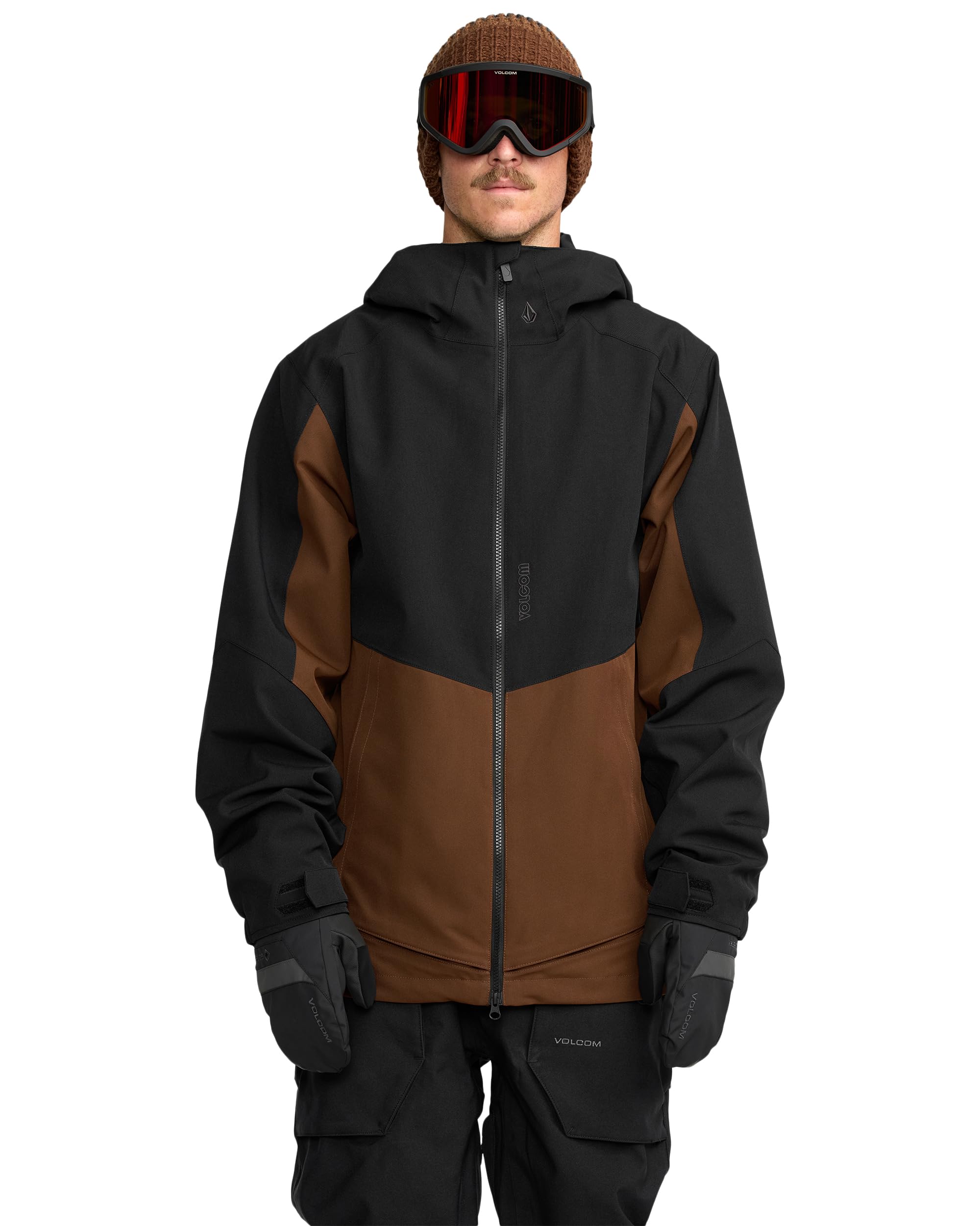 Volcom Men's Brighton Hooded Snowboard Ski Winter Jacket