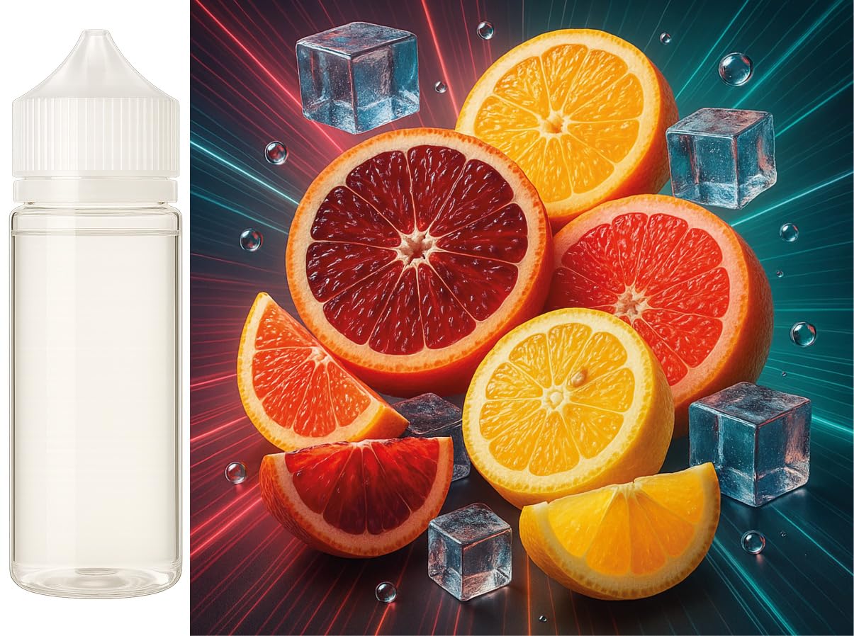 Citrus Rush – krwawa pomarańcza grejpfrut yuzu Ice aromat koncentrat – Wegański – Sasami – 100ml