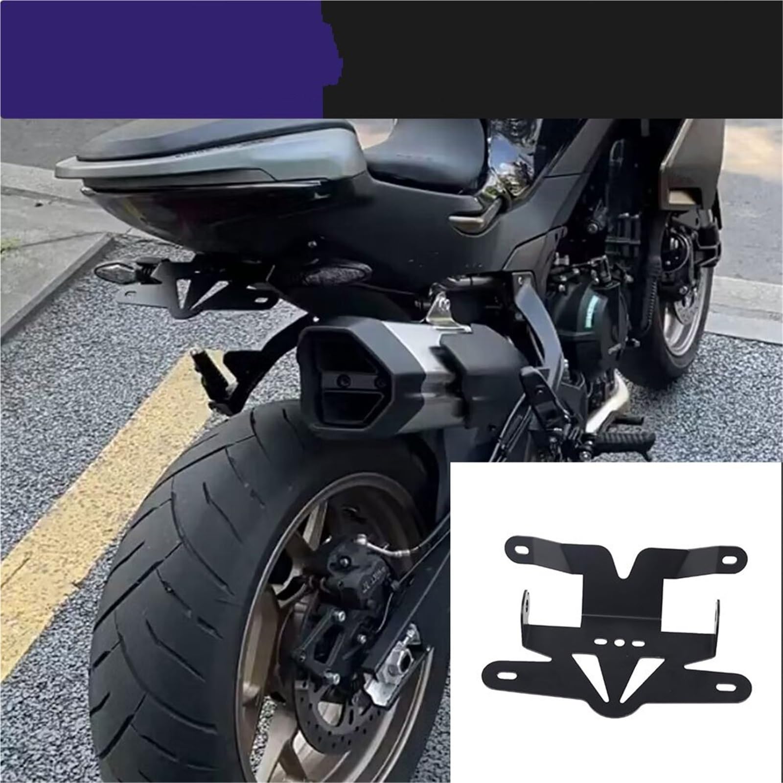 Supporto Portatarga Posteriore Corto Moto Per CFMOTO 800NK NK800