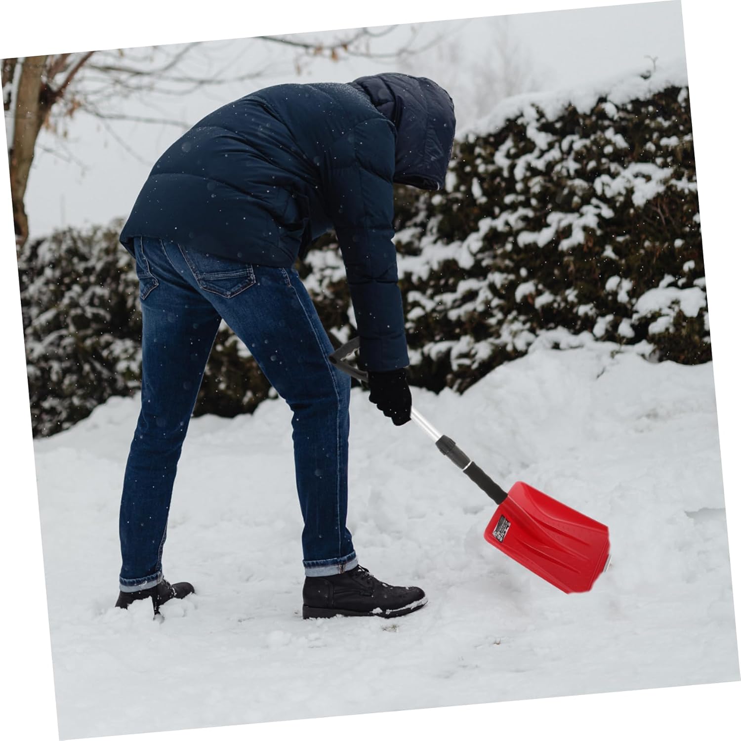 Plastic Retractable Snow Shovel Car Shovel Trunk Lightweight Emergency